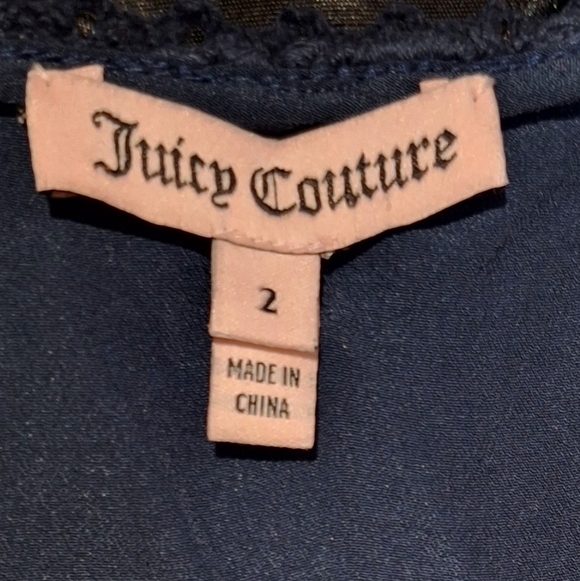 Juicy Couture Blue Crew Nec with Textured Knit - Picture 3 of 5